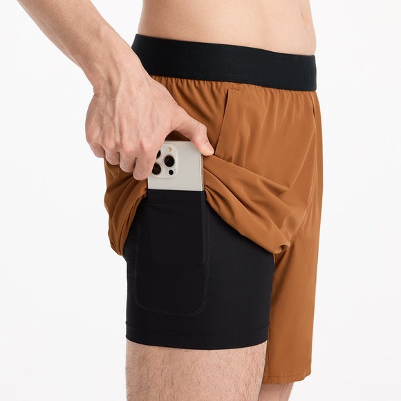 🆕 UPDATED Ten Thousand Compression Lined 7" Stretch Mens Hybrid Tactical Short - Picture 7 of 8